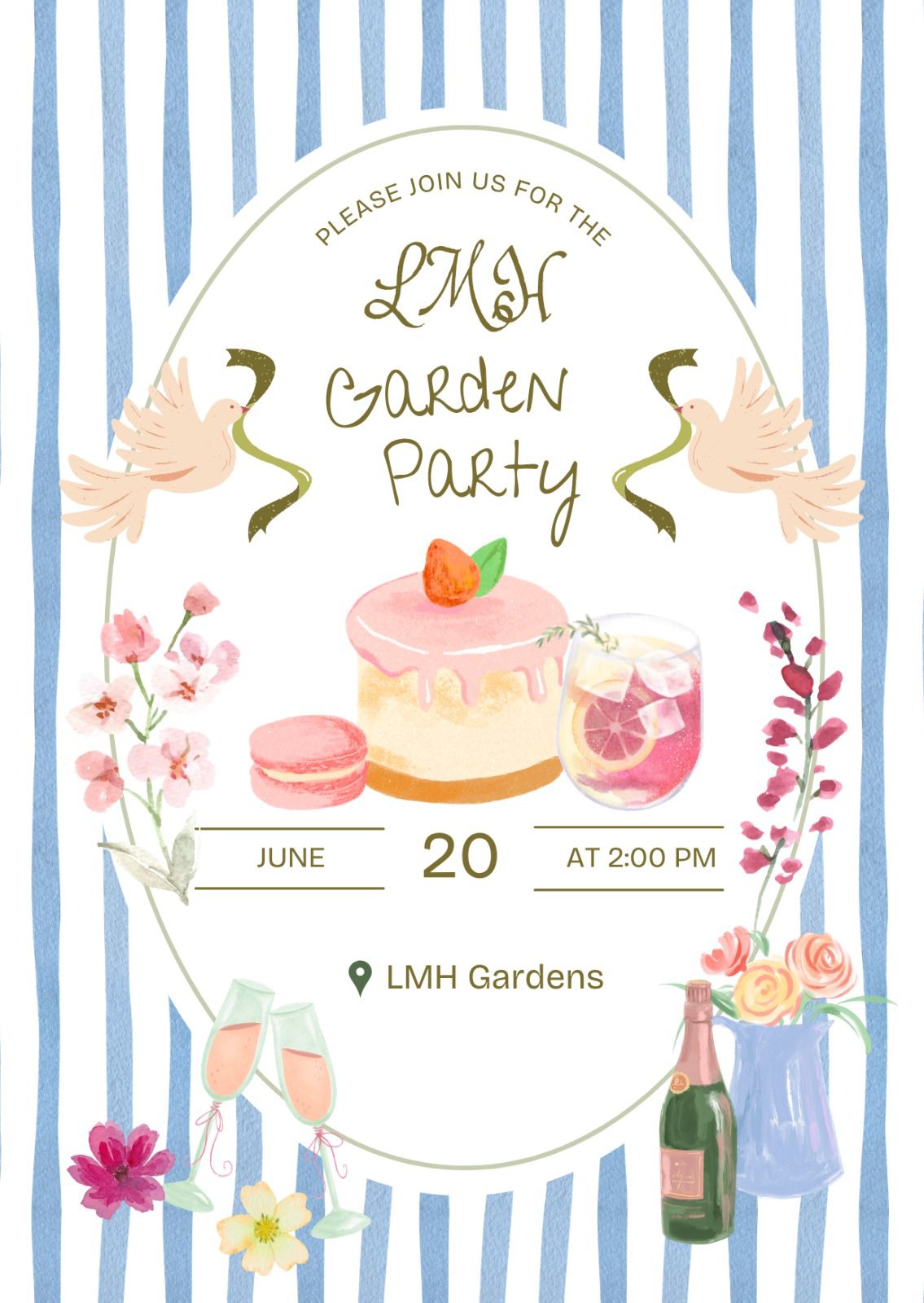 LMH Garden Party infographic